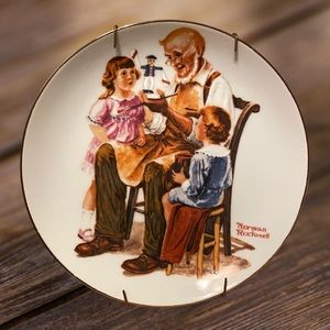 Norman Rockwell Collector Plate - “The Toy Maker”